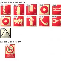 Fire Fighting Equipment Signs Class C - EU Standards